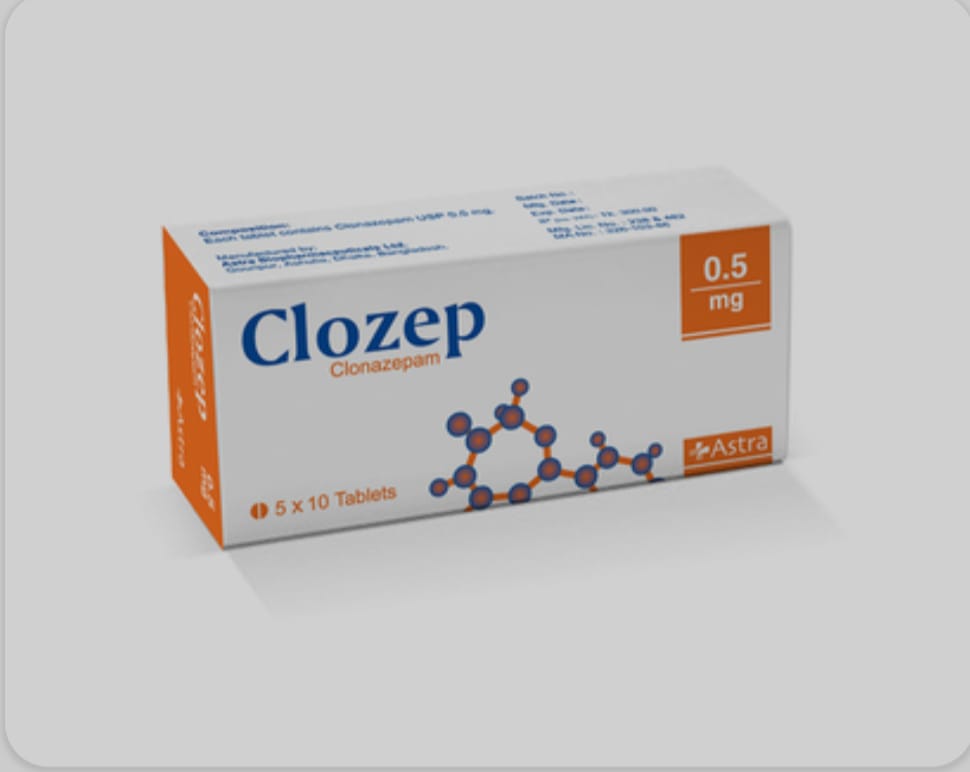 Tablet Clozep 0.5mg (50pcs)